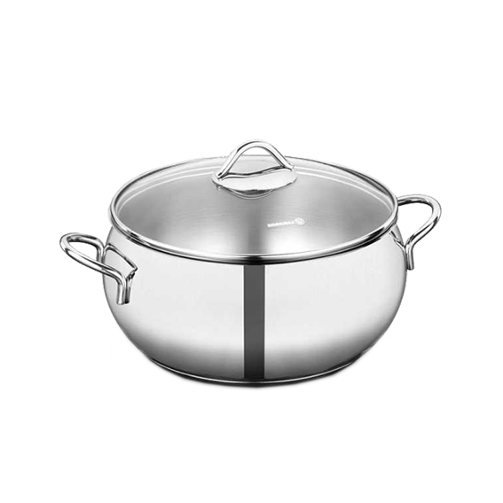 STAINLESS COOKING POT 5.5L