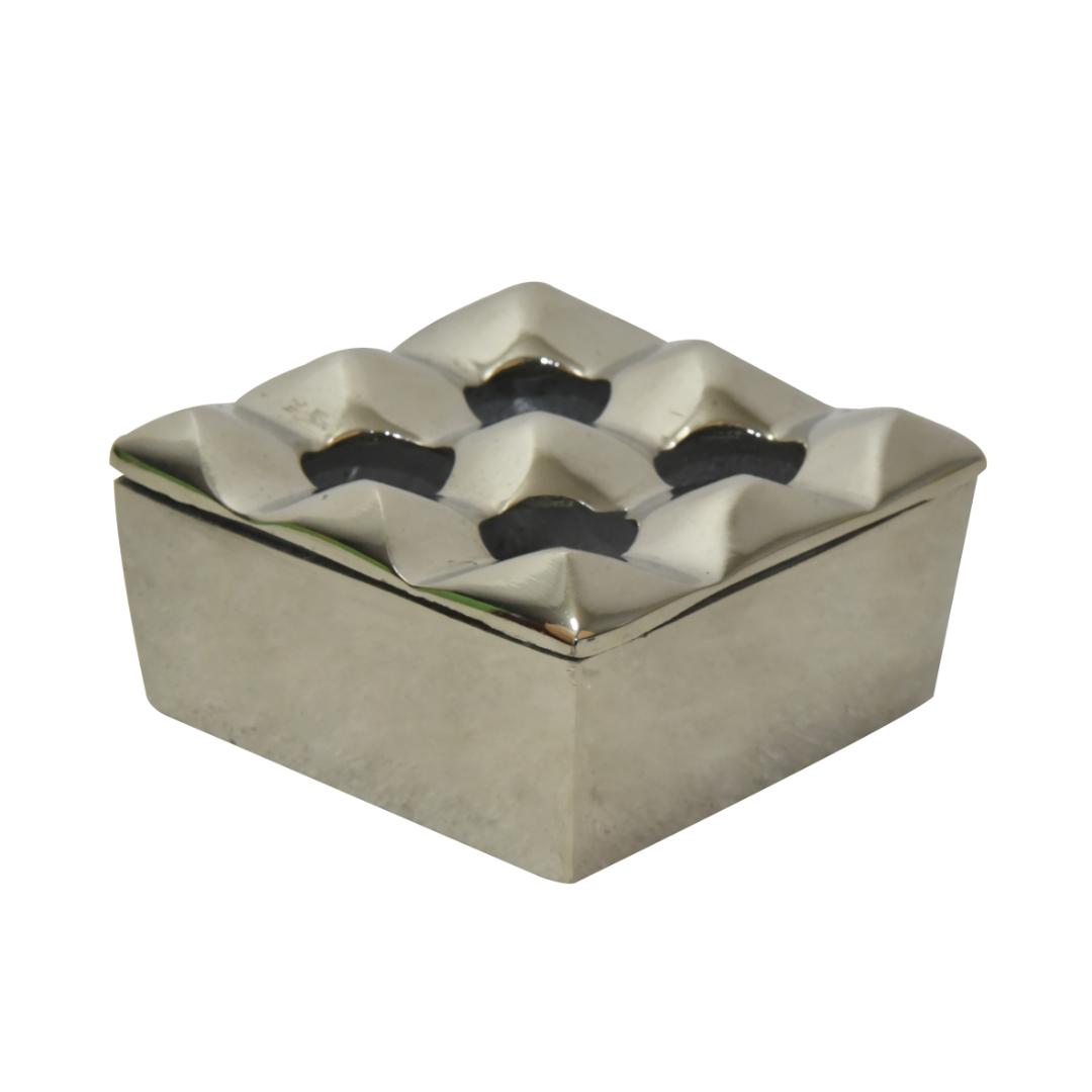 ALUMINUM FOUR SLOT ASHTRAY