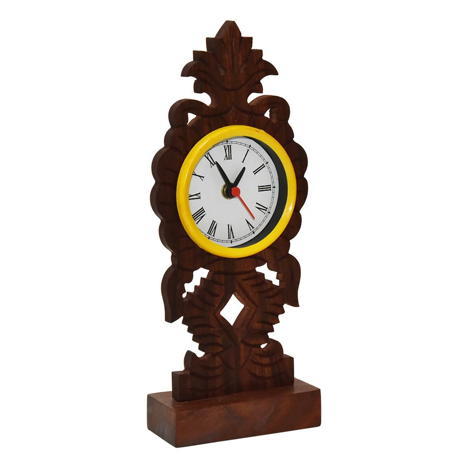 WOODEN TABLE CLOCK