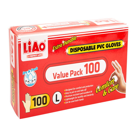 DISPOSABLE PVC GLOVES BOX