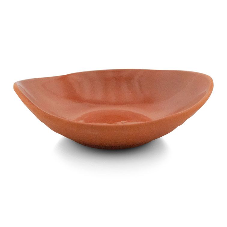 OVAL CLAY SERVING BOWL